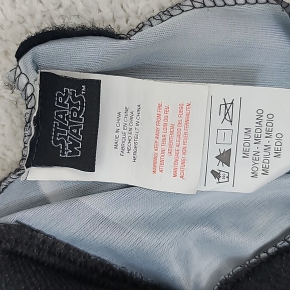 Rubies Star Wars Kid's Mandalorian Halloween Jumpsuit Costume Silver/Brown Multi - Picture 16 of 17